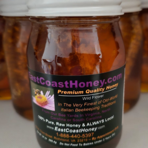 East Coast Honey Comb Jar