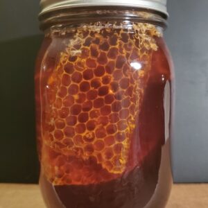 East Coast Comb Honey in a 44 oz jar