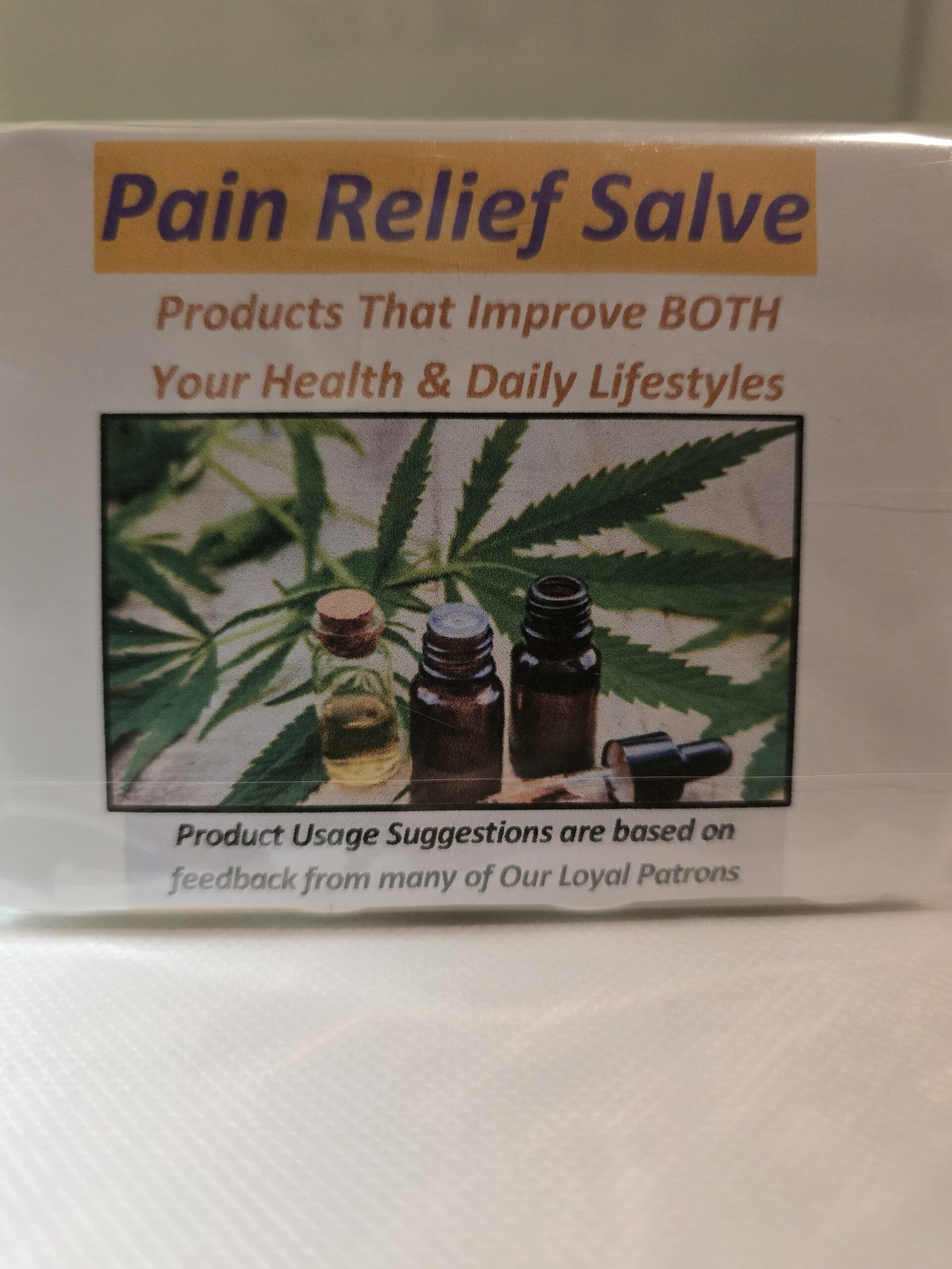 2 packs of 12 pcs Pain Relief Salve (Trail Pack)